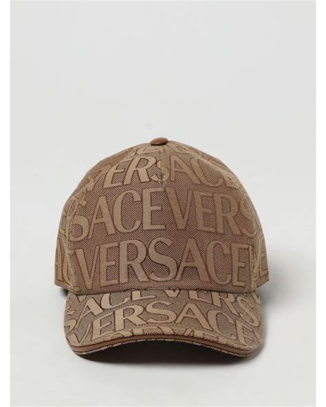 rainbow versace hat|Versace brown label hats.